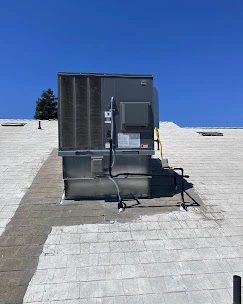 Commercial HVAC rooftop unit installation Central Valley